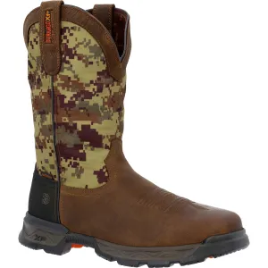 Durango Mens Ranger XP ST WP Brown/Digi Camo Leather Work Boots