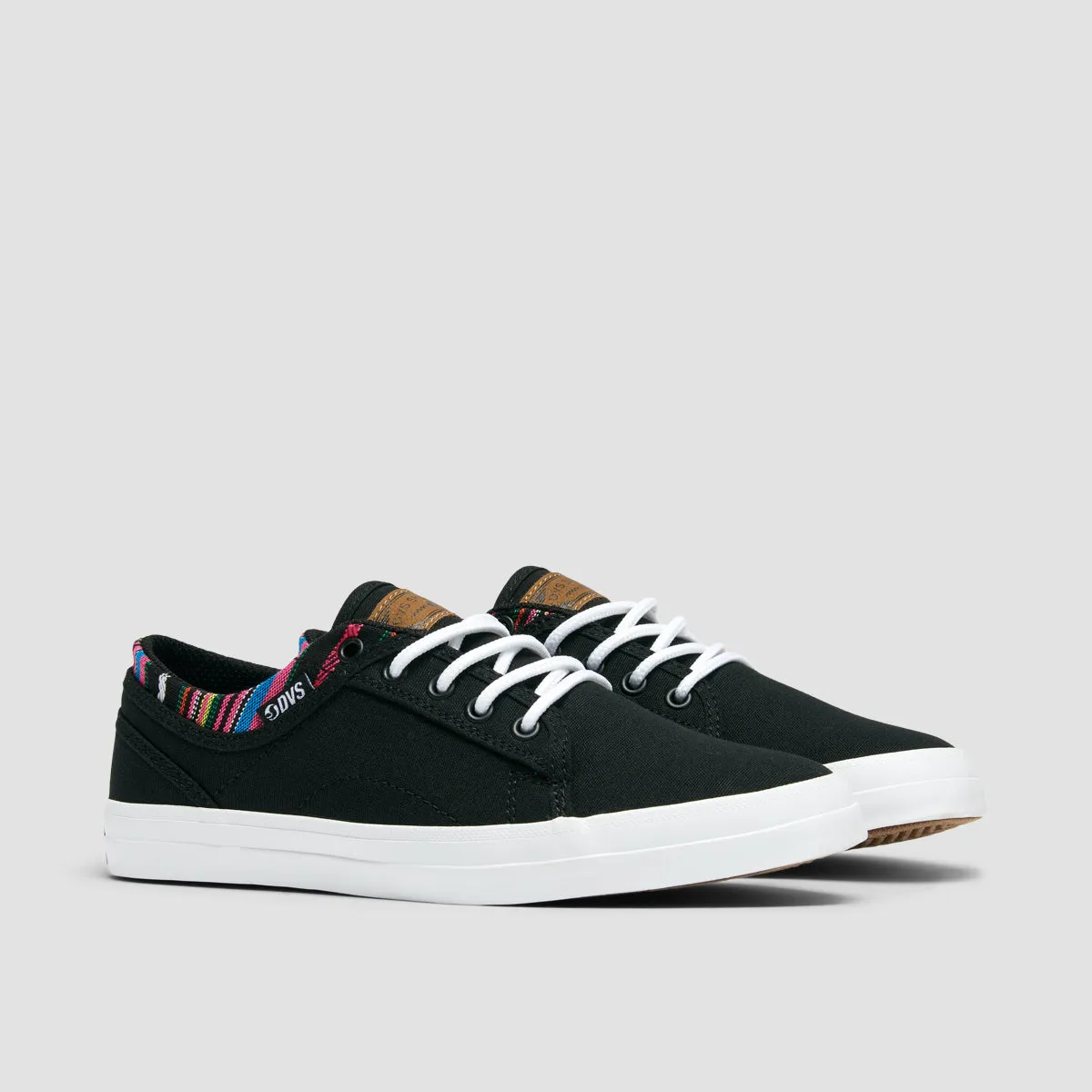 DVS Aversa  Shoes - Black/Multi Canvas - Womens