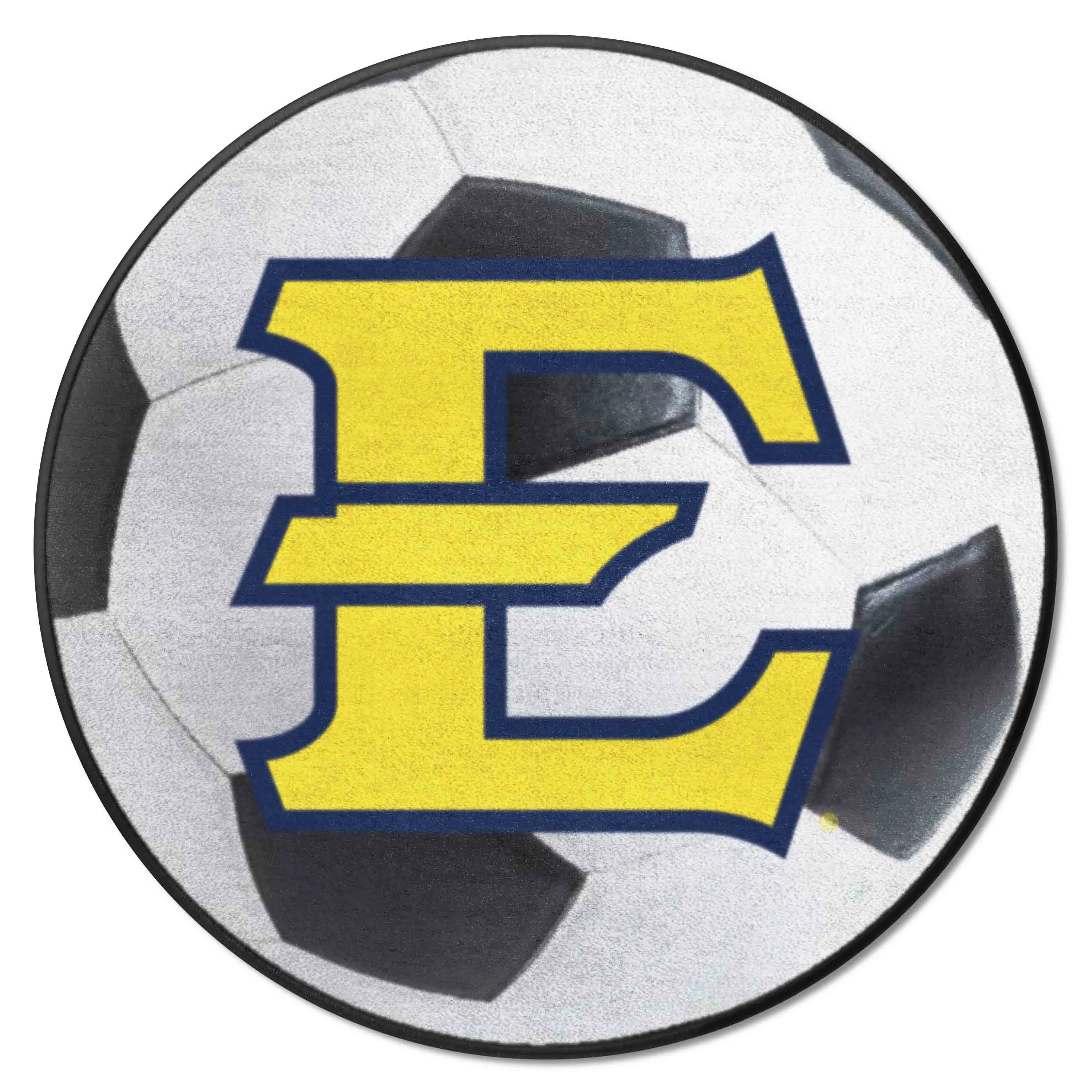 East Tennessee Buccaneers Soccer Ball Rug - 27in. Diameter