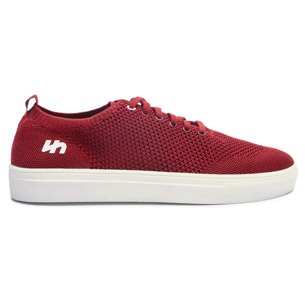 Ellipsis - Breathable Sneakers | Burgundy