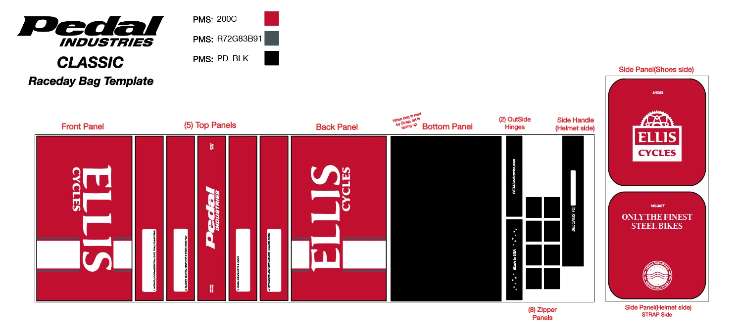 Ellis Cycles 2022 RACEDAY BAG™