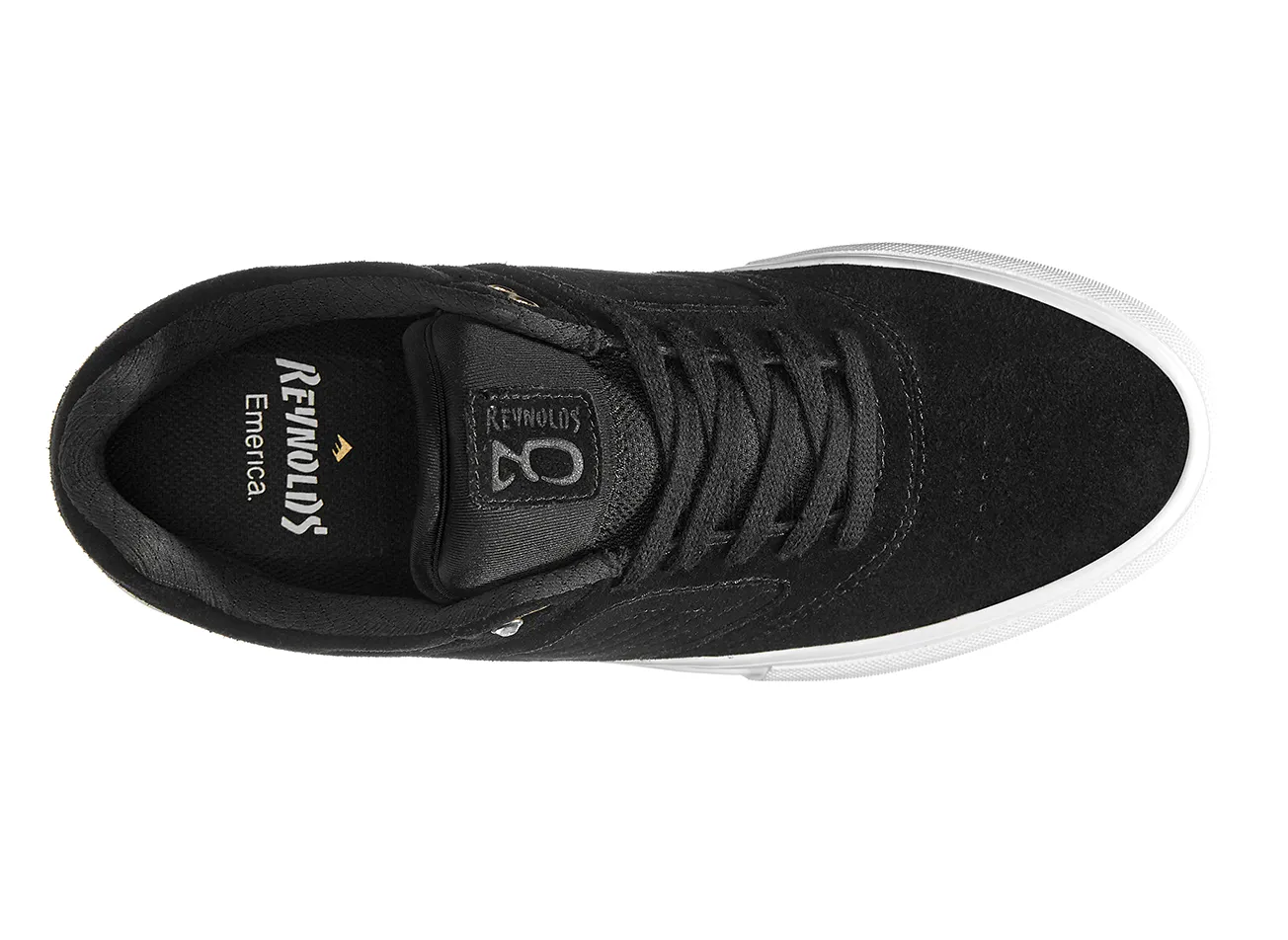 Emerica Shoes Reynolds 3 G6 Vulc - Black/White/Gold