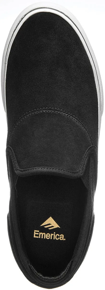 Emerica - Wino G6 Slip On Shoes Black/White/Gold