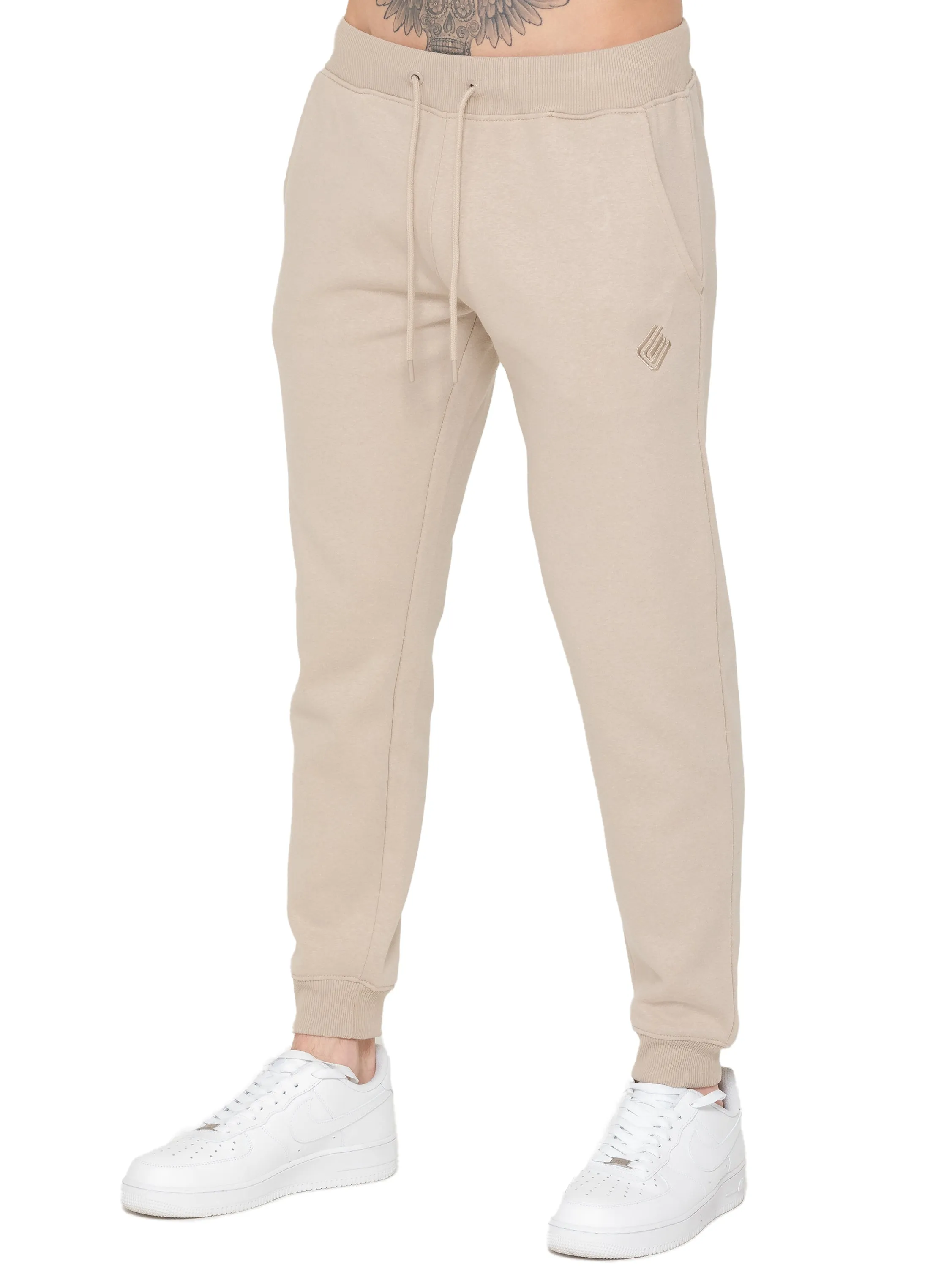 Enzo Mens Slim Fit Fleece Jogging Bottoms