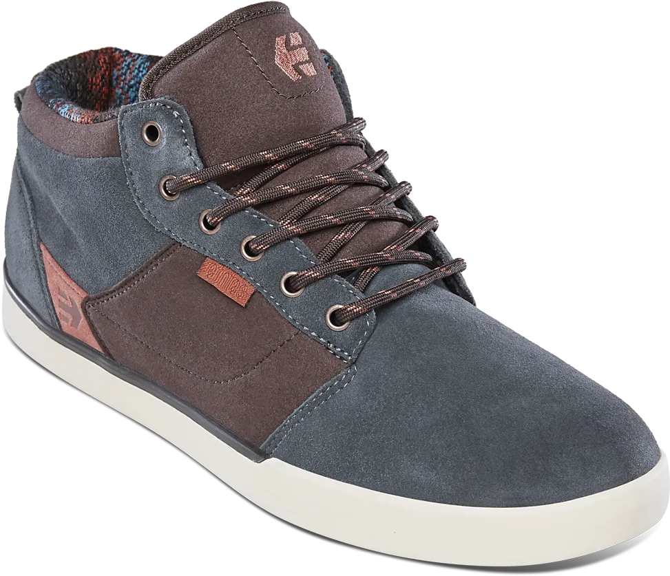 ETNIES JEFFERSON MID GREY/BROWN 10