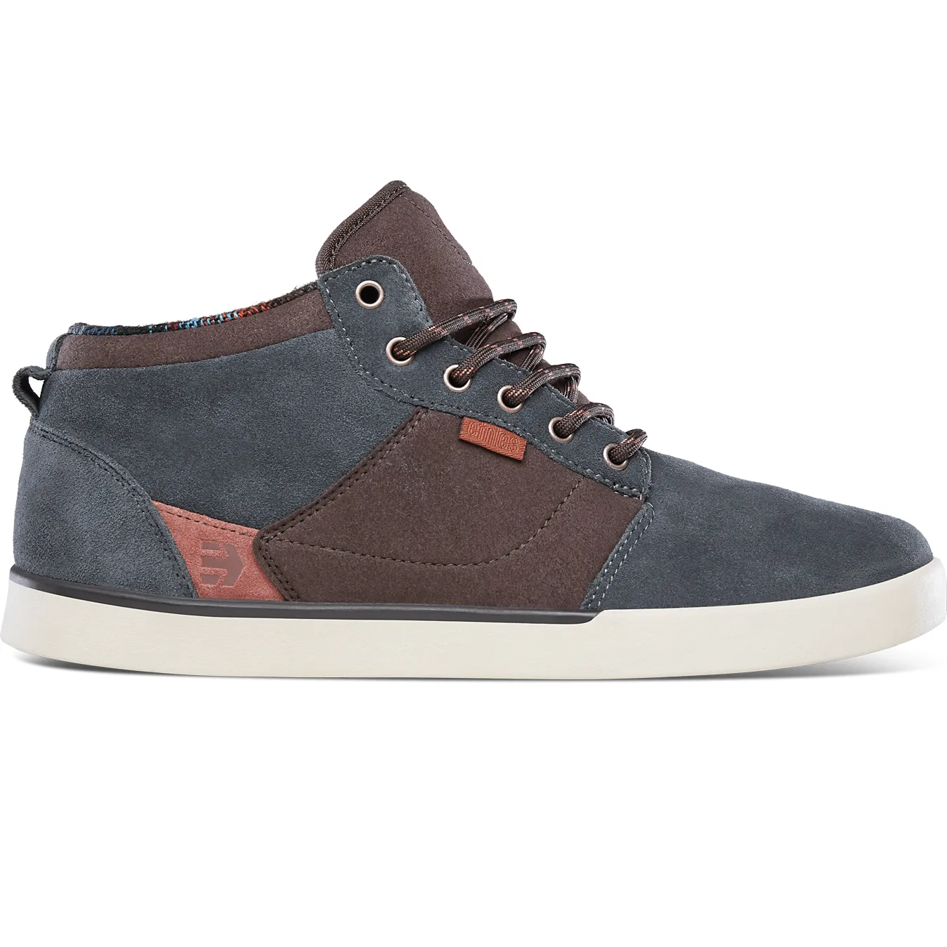 ETNIES JEFFERSON MID GREY/BROWN 10