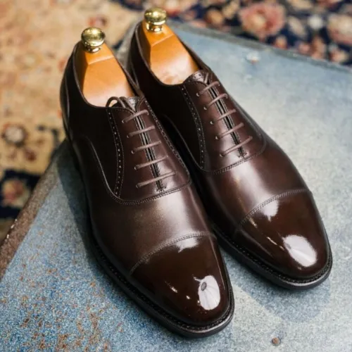 Exquisite Tailor-Made Oxfords Walk in Luxury Style, Real Leather, Toe Cap, Oxford, Handmade, Goodyear Welted, Handcrafted Shoes, Lace up Shoes, Shoes for, Anniversary