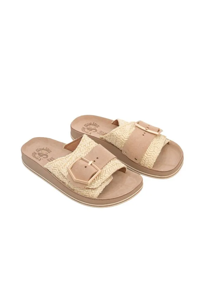 Fantasy Sandals Korina Natural Raffia