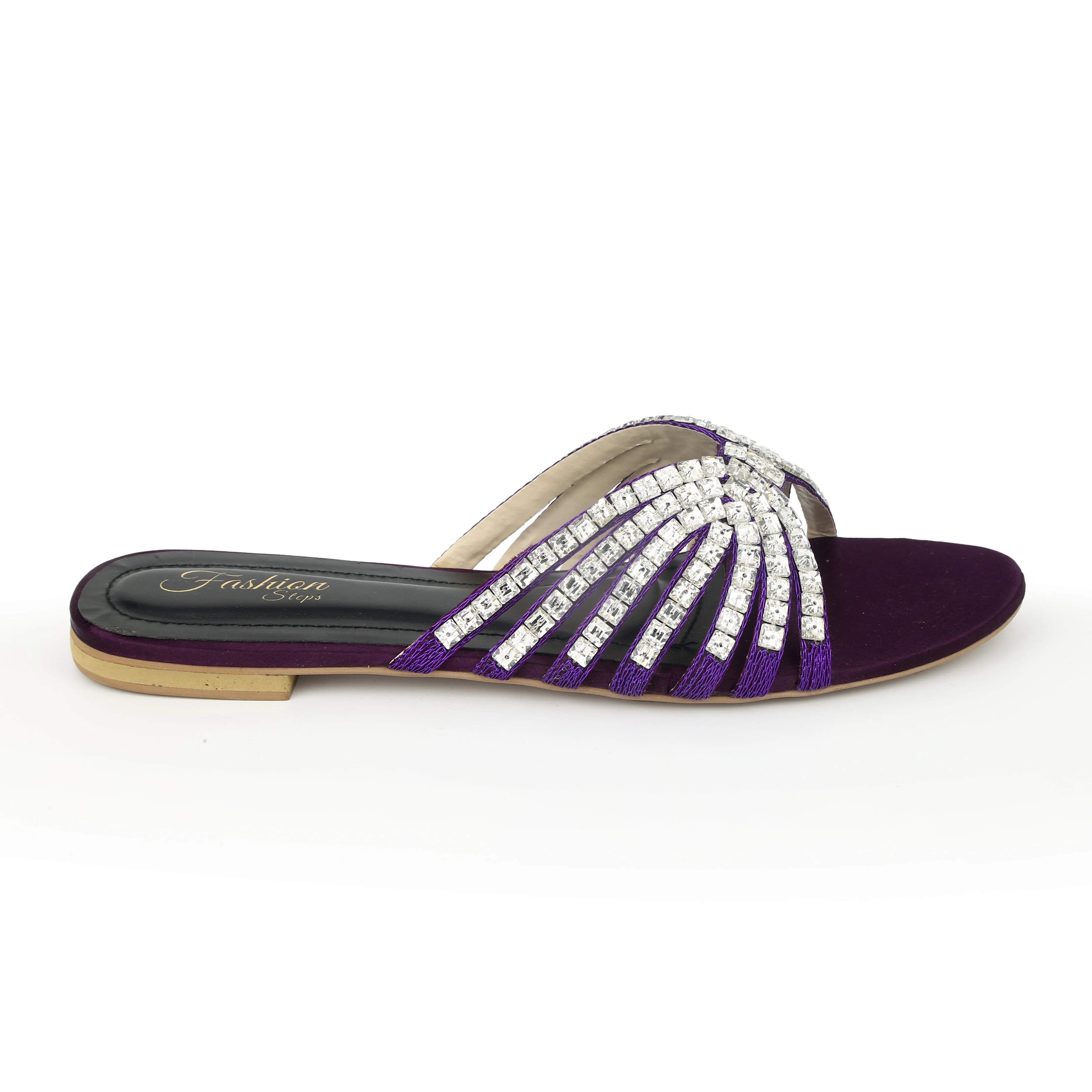 Fashion LEYA  Flats (Purple)