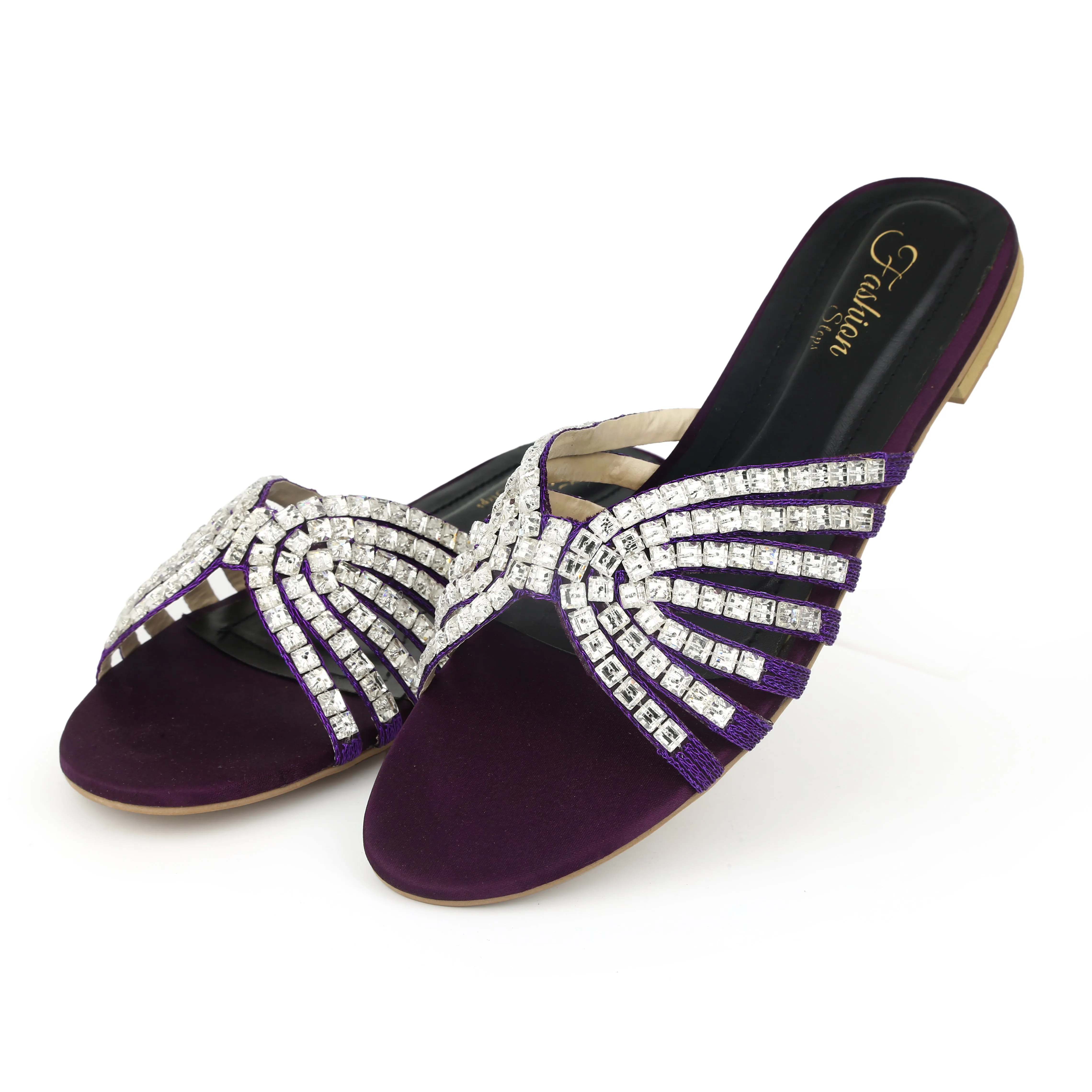 Fashion LEYA  Flats (Purple)