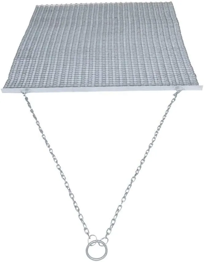 Field Tuff 4.5' x 5' Drag Mat – Galvanized Steel Mesh- Tow-Behind Design | For ATVs/ UTVs / Utility Tractors