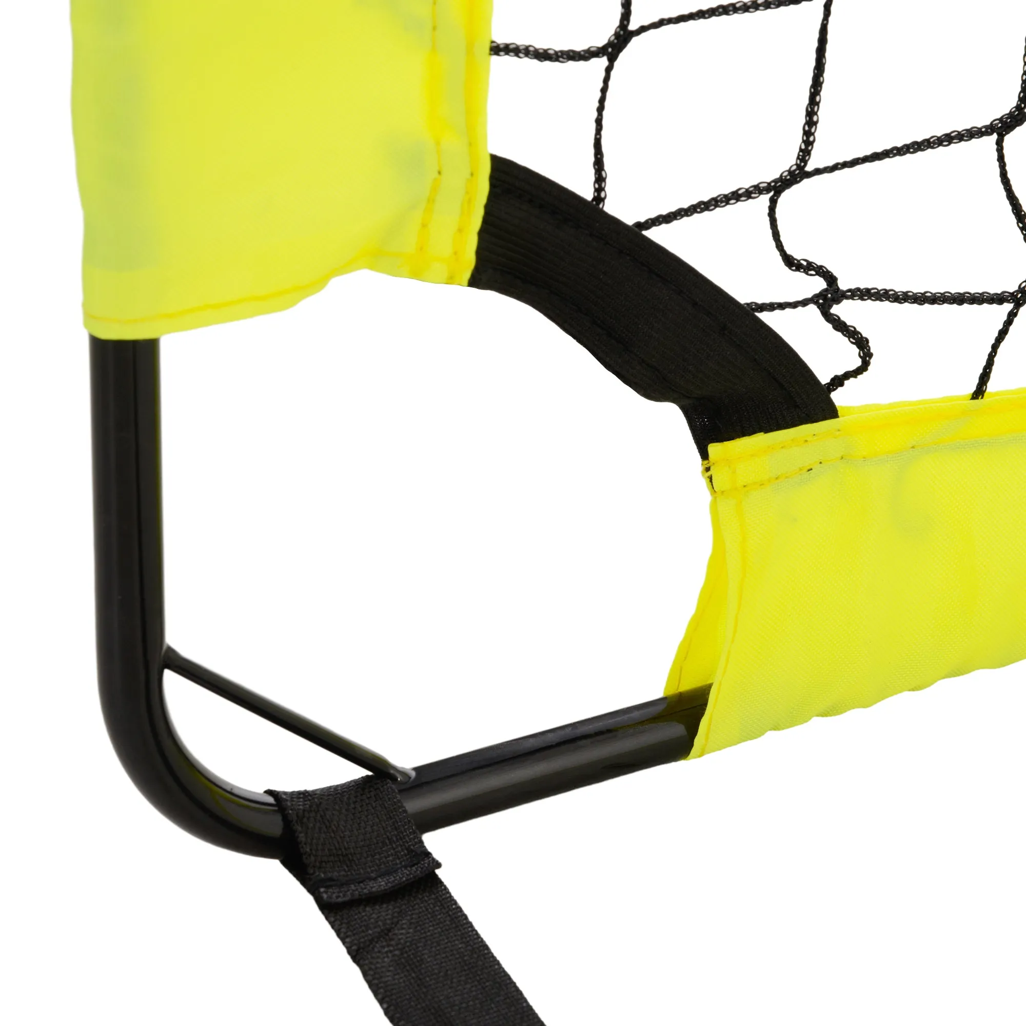 Football Goal Folding Outdoor with All Weather Net 6'x3' Yellow