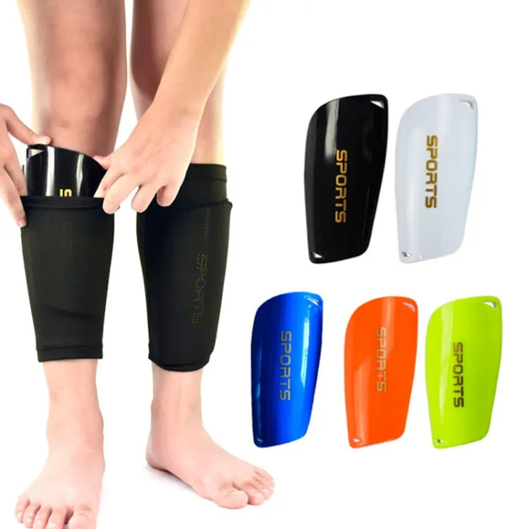 Football Shin Pads Reinforced Shin Pads Sports Calf Pads(Orange L)