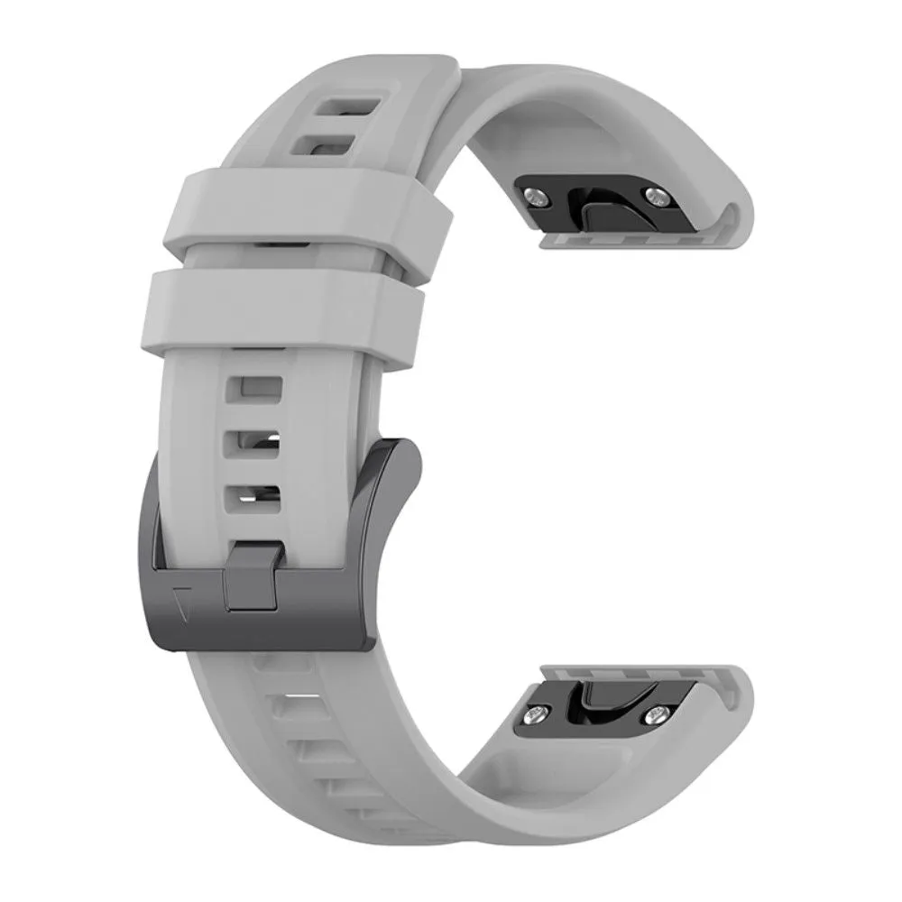 Garmin Fenix 7 / Epix Gen 2 / Descent G1 silicone watch strap - Grey