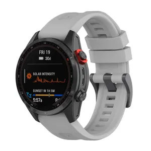 Garmin Fenix 7 / Epix Gen 2 / Descent G1 silicone watch strap - Grey