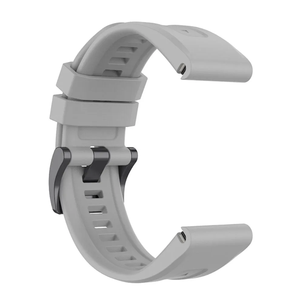 Garmin Fenix 7 / Epix Gen 2 / Descent G1 silicone watch strap - Grey