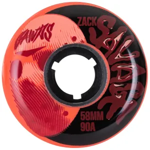 Gawds Zack Savage II Aggressive Inline Wheels - Black/Orange (Set of 4)