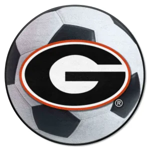 Georgia Bulldogs Soccer Ball Rug - 27in. Diameter