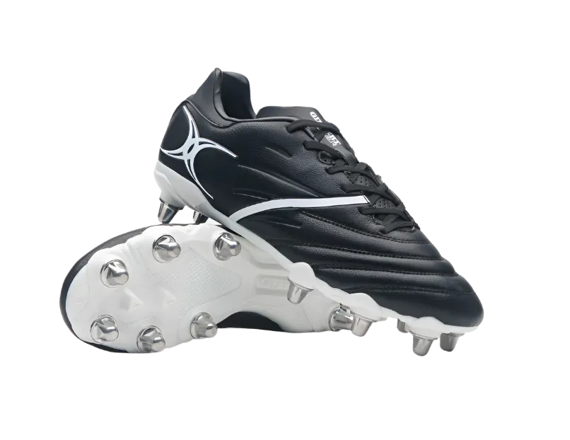 Gilbert Adults Rugby Boot Sidestep X20 Power 8S Black/White