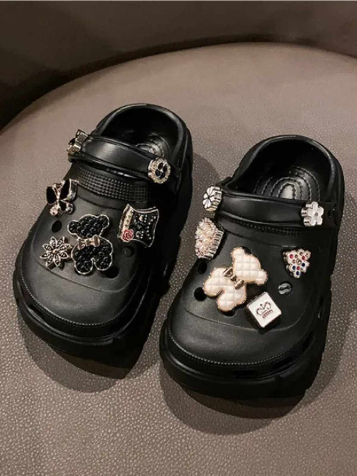 Girls Stylish Charm-Accented Shoes by Liv and Mia