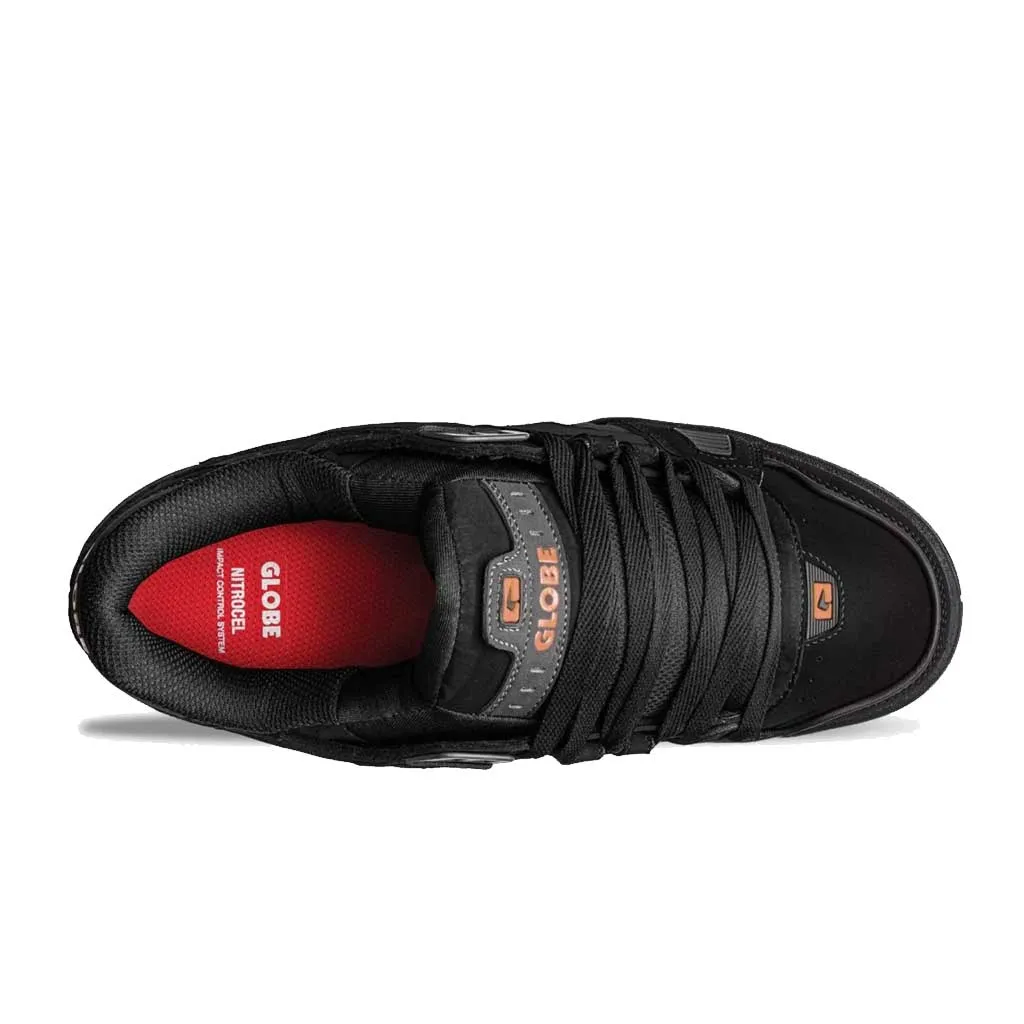 Globe Sabre Shoes - Black/Charcoal/Red