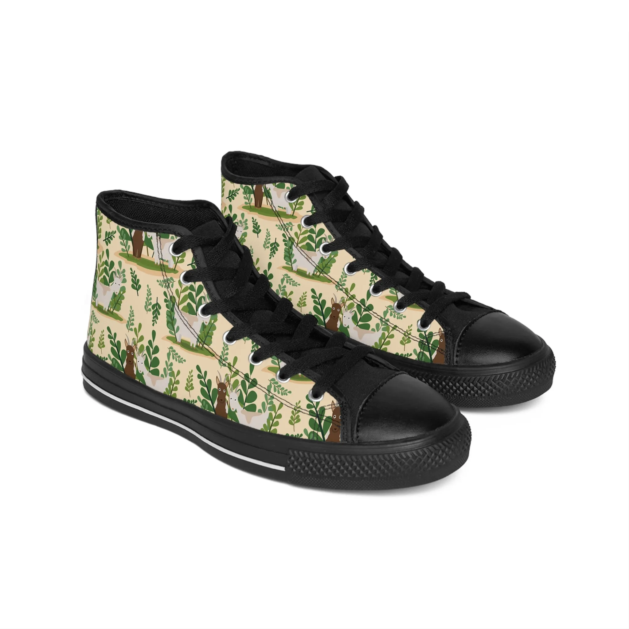 Goat and Trees Women's Classic Sneakers