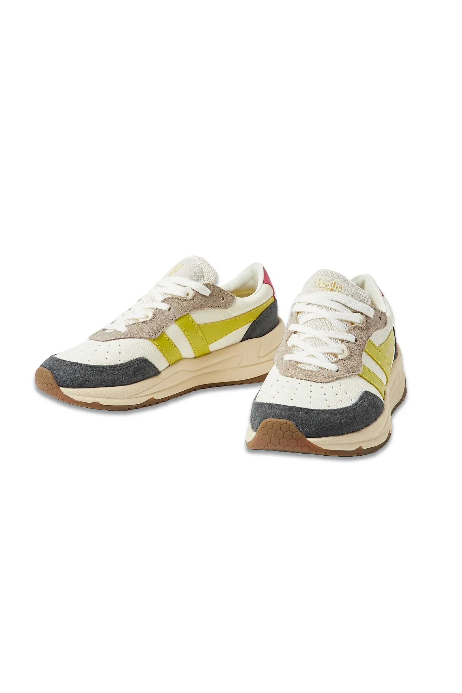 Gola Saturn Storm Quadrant Yellow Trainers