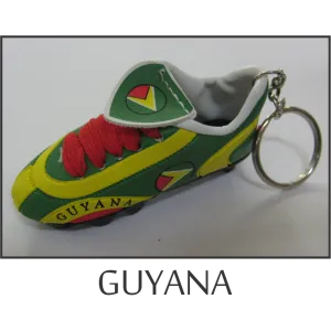 Guyana Mini Soccer Shoe Key Chain