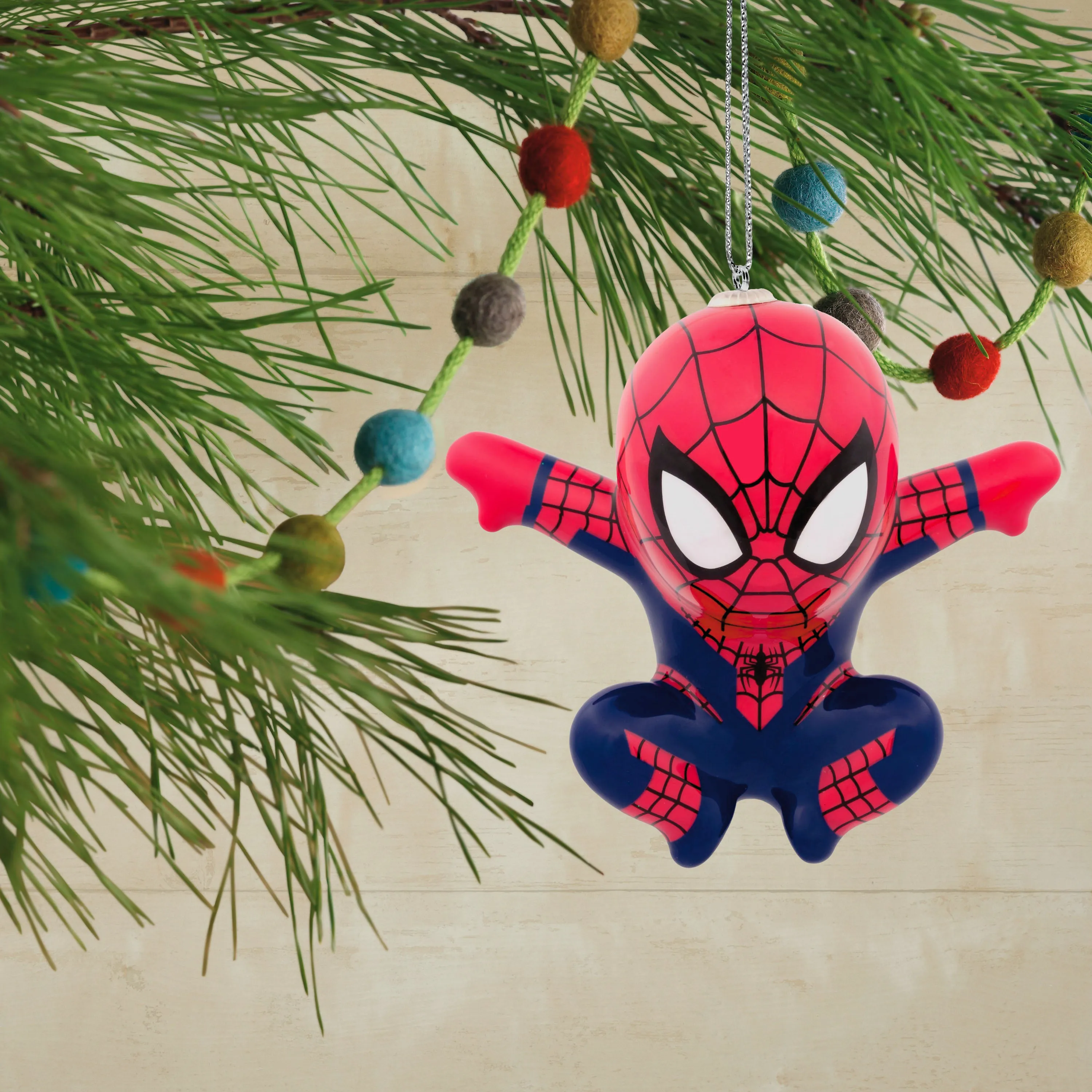 Hallmark Marvel Spider-Man Decoupage Christmas Ornament