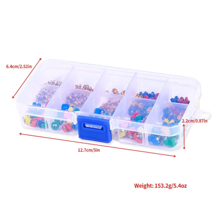 HENGJIA JI081-1 212pcs/box Bite Lead Fishing Weighted Accessories Set