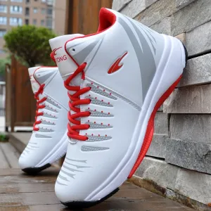 High-top Basketball Shoes Cushioning Light Basketball Sneakers Men