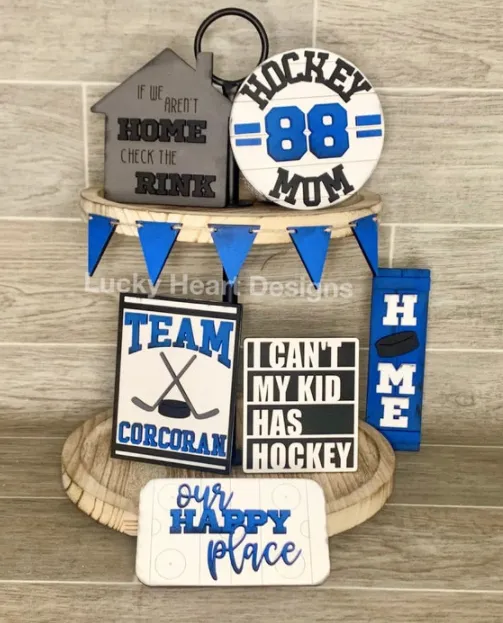 Hockey Tiered Tray