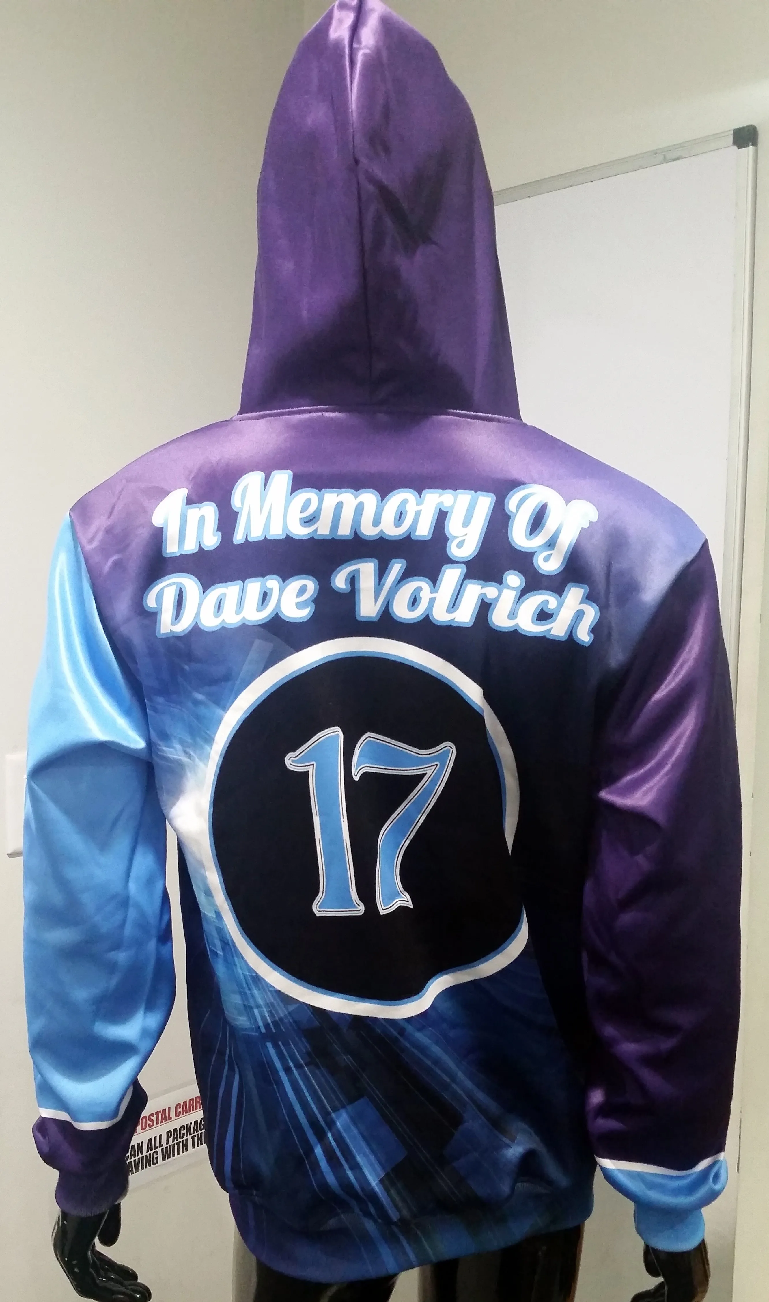 Hope, Suicide Awareness, Hoodie - Custom Full-Dye Jersey