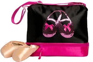 HORIZON 3414 SATIN &amp; SEQUINS BALLET SHOES GEAR TOTE