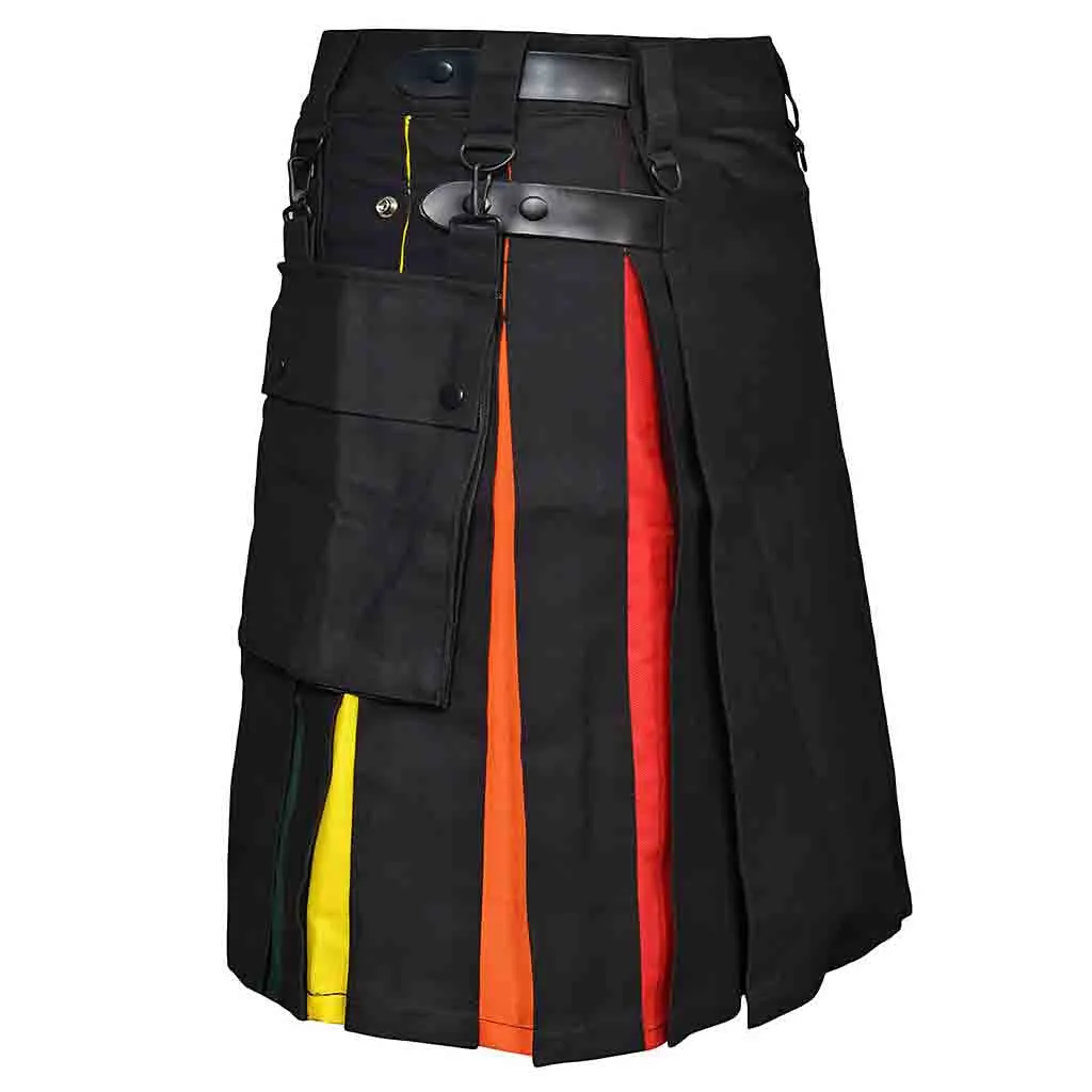 Hybrid Utility Kilt Rainbow