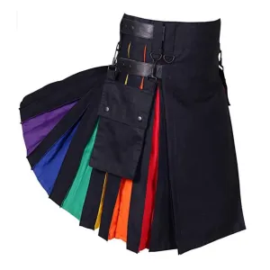 Hybrid Utility Kilt Rainbow