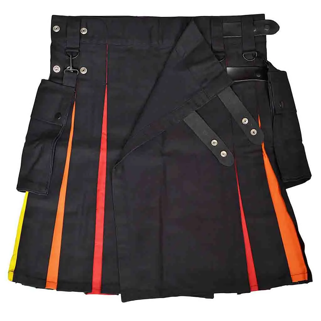 Hybrid Utility Kilt Rainbow