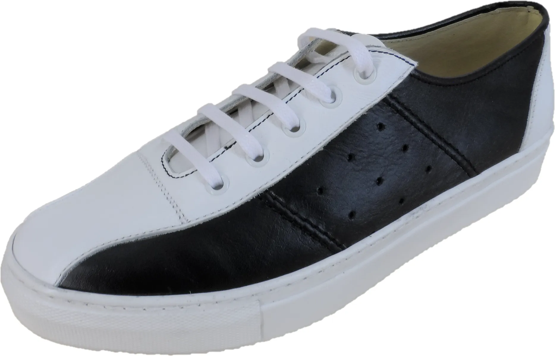 Ikon Original Mens Black/White The Seeker Bowling Trainers