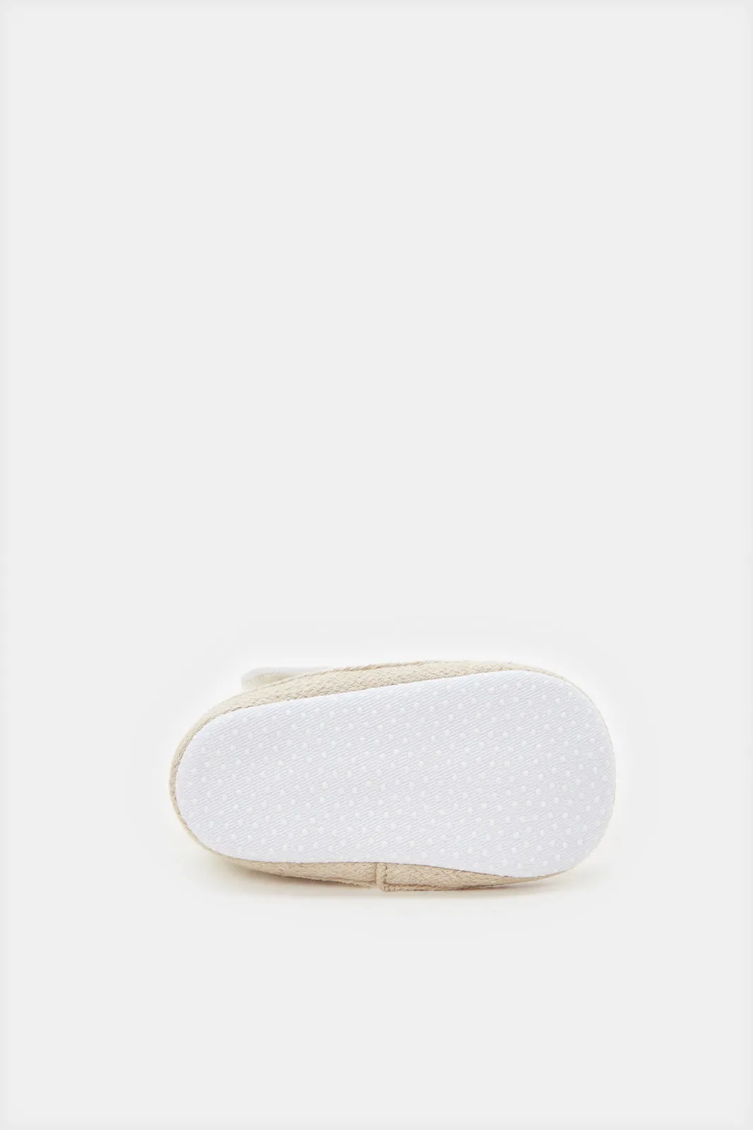 Infant Girls White Pram Shoe