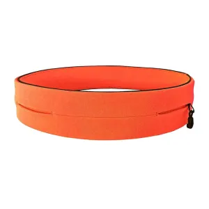 Invisible Running Waist Bag Outdoor Sport Mobile Phone Bag, Size: L(Orange)