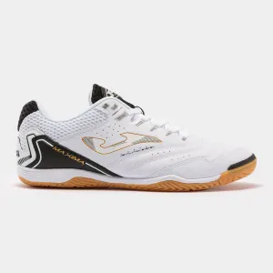 Joma Maxima 2102 Indoor Shoes MAXW2102IN WHITE/BLACK/GOLD