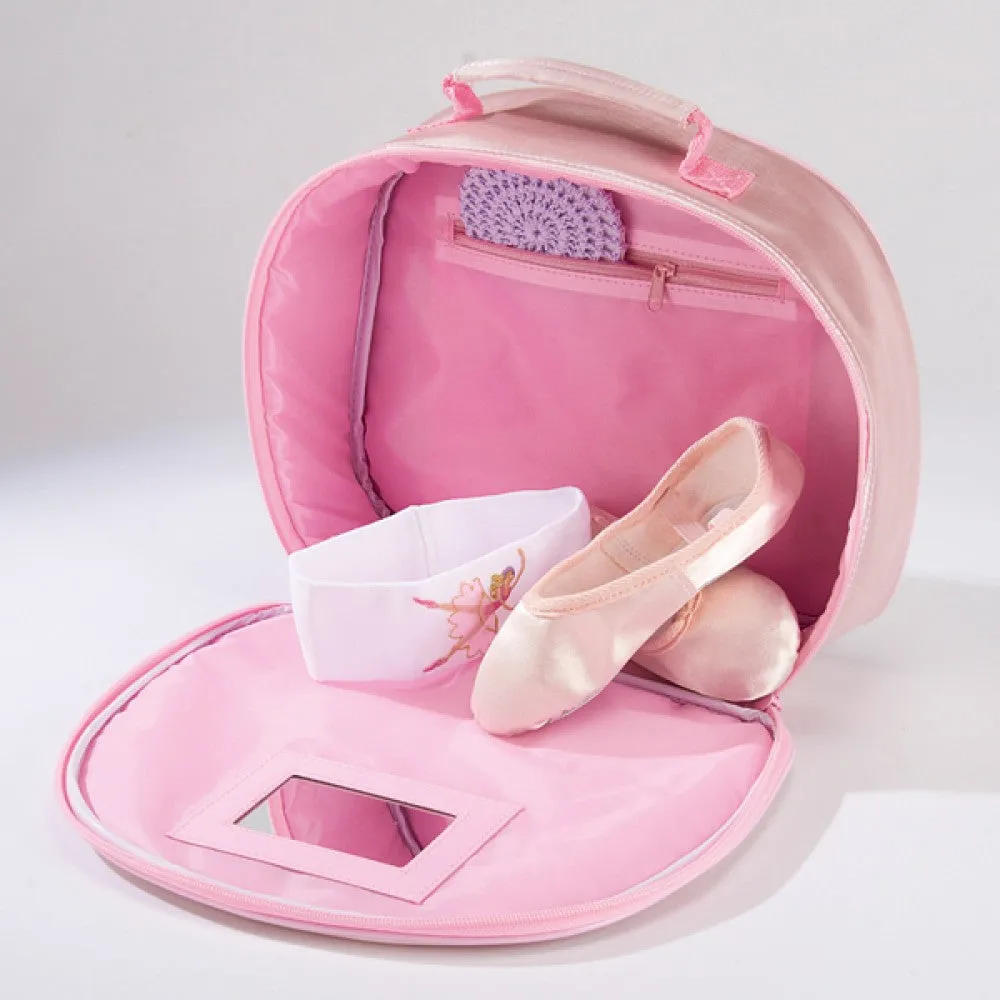 Katz Pink Satin Ballet Dance Soft Vanity Case