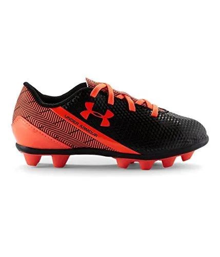 Kids Flash Hg Jr Soccer Cleats Black/Red Size 2 M Us