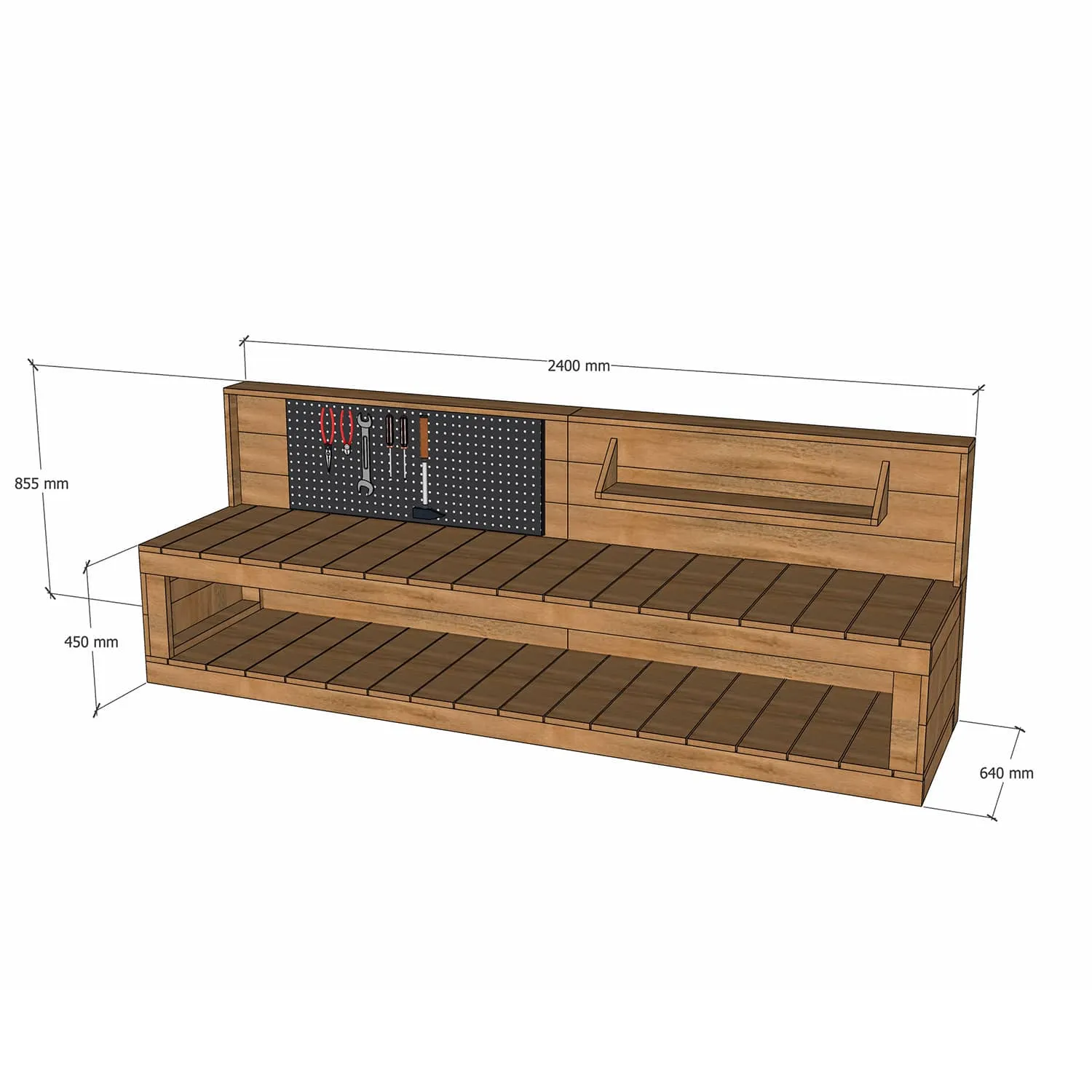 Kids' Workbenches - Best suited outdoors