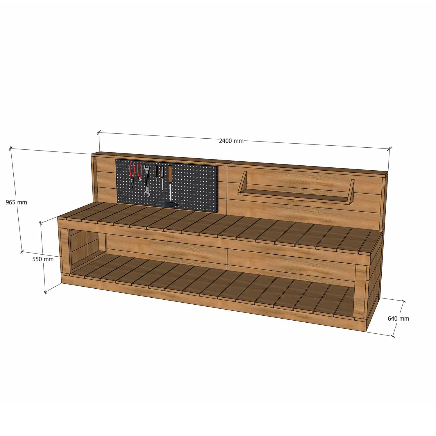 Kids' Workbenches - Best suited outdoors