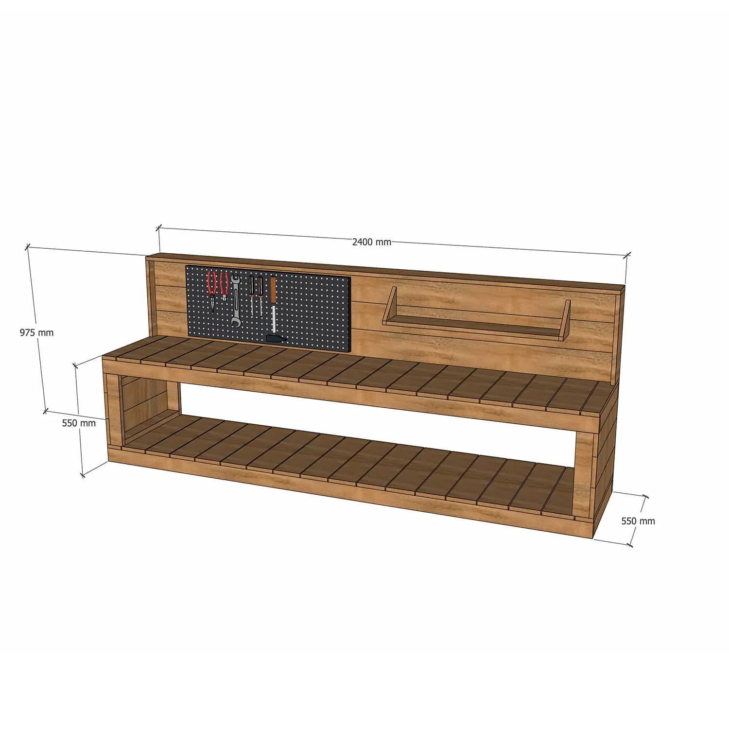 Kids' Workbenches - Best suited outdoors