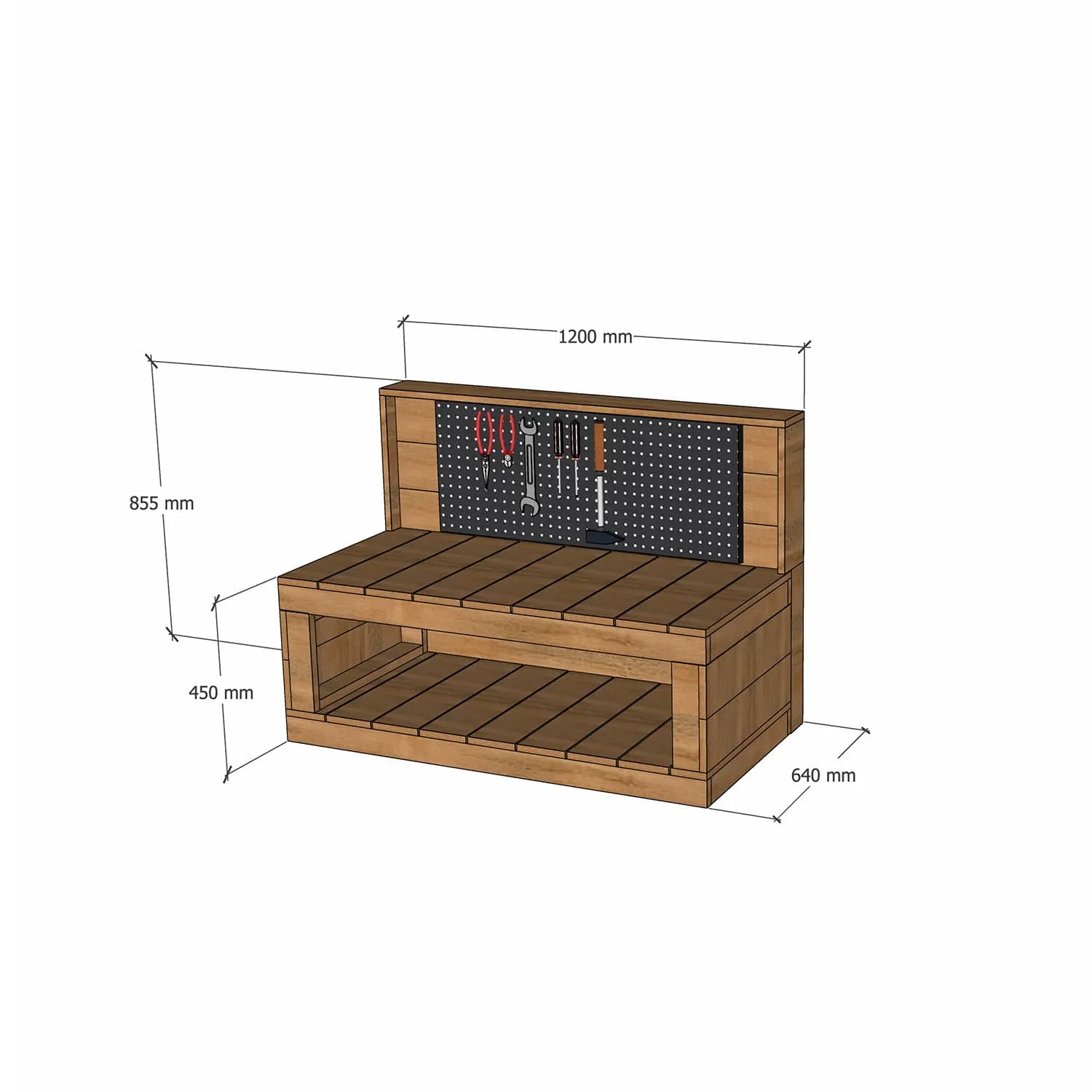 Kids' Workbenches - Best suited outdoors