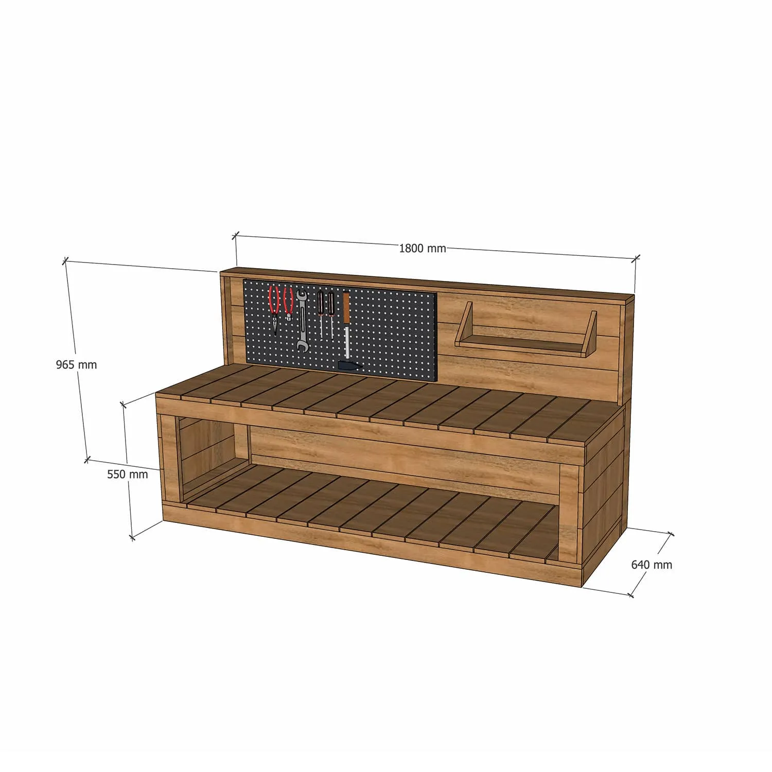 Kids' Workbenches - Best suited outdoors