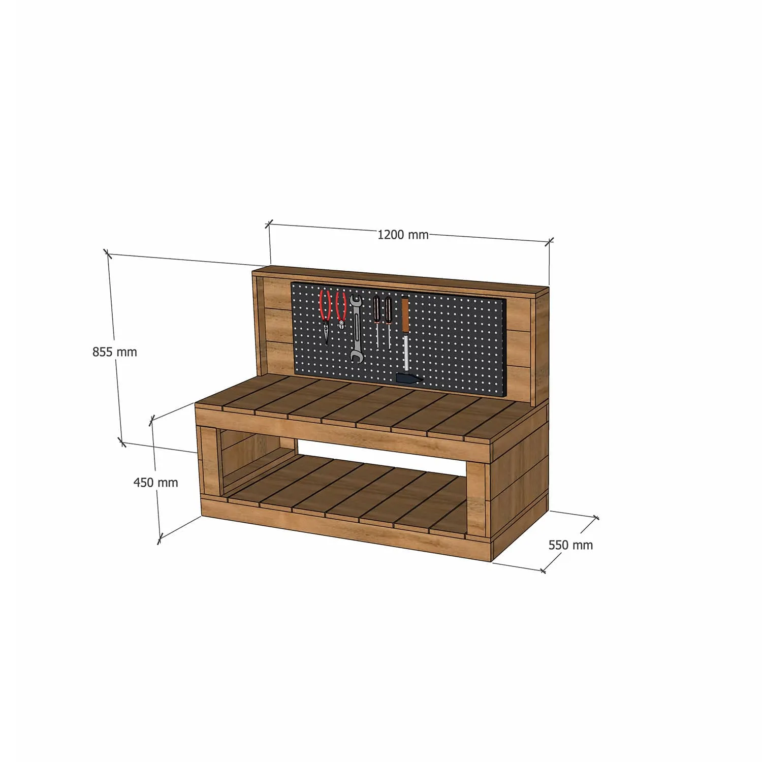 Kids' Workbenches - Best suited outdoors