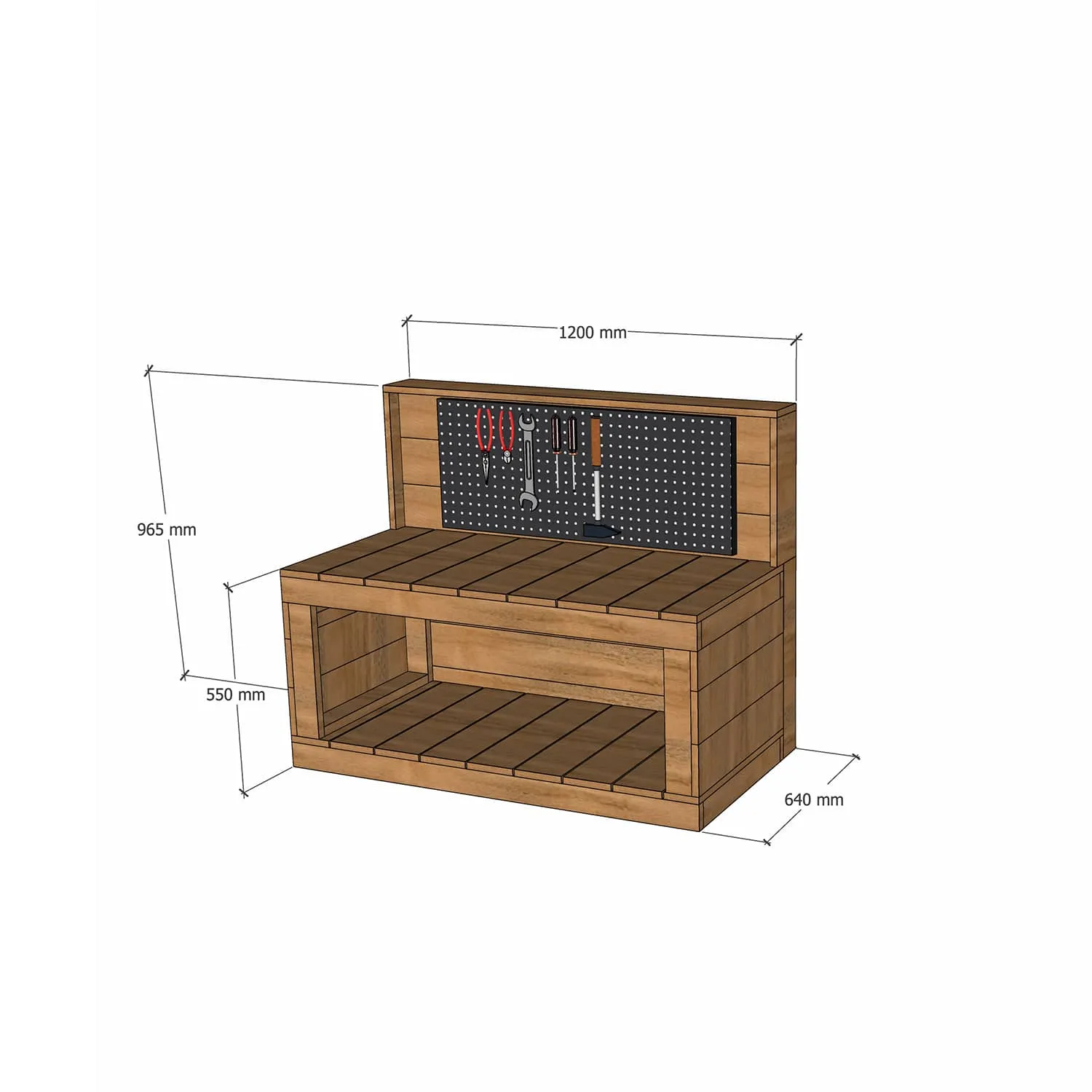 Kids' Workbenches - Best suited outdoors